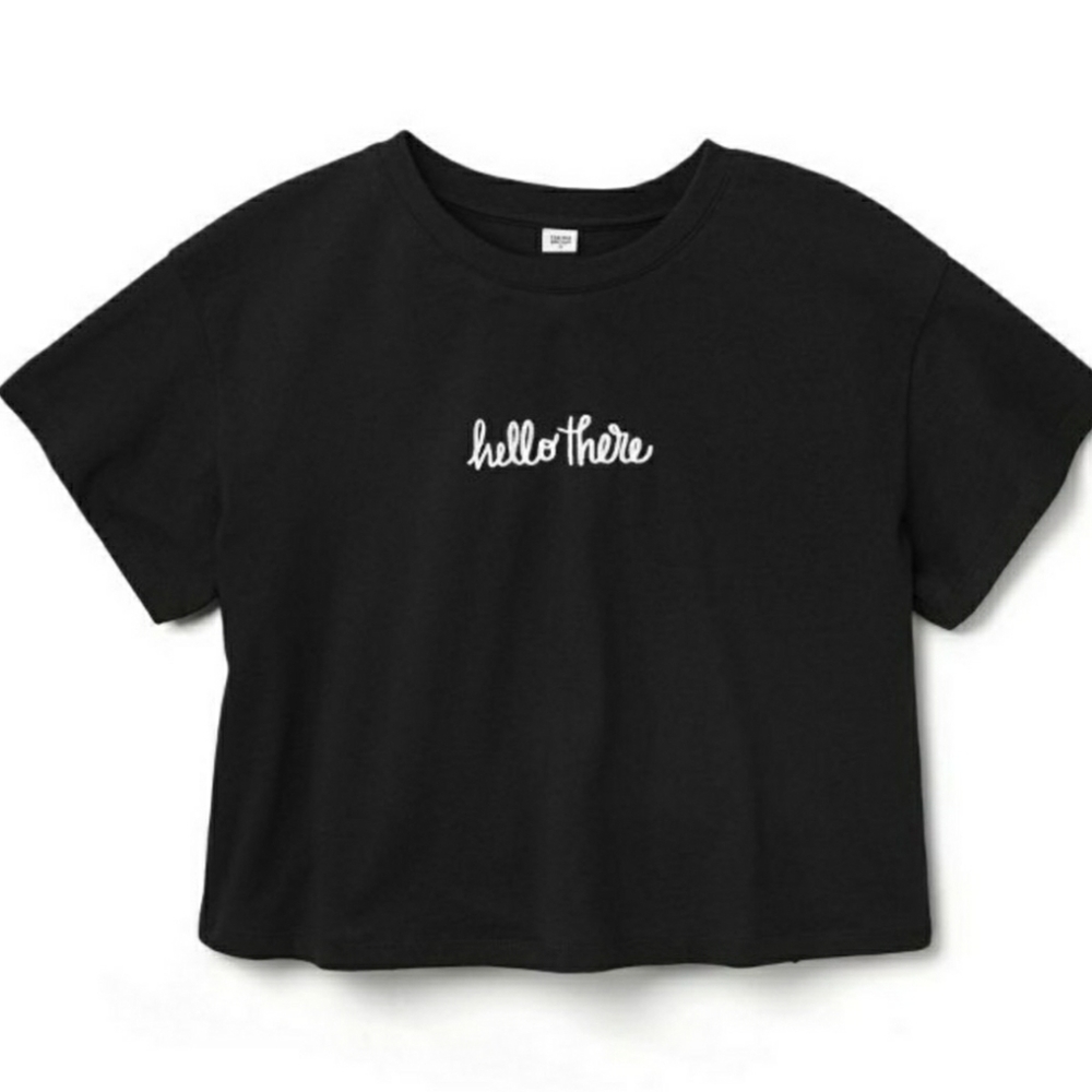 Tabitha Brown for Target: Hello There Short Sleeve Embroidered TShirt